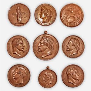 Lot Of Napoleon III Medals