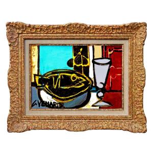 Claude Venard (1913-1999) Oil On Canvas Still Life