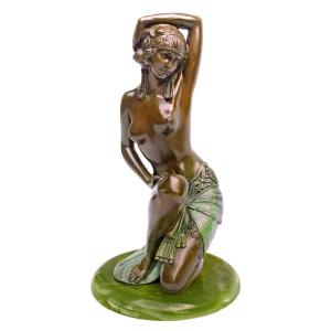 G. Bessi (1857-1922) Bronze Art Deco Dancer