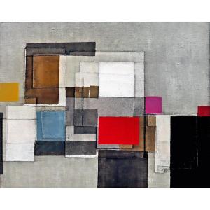 Norio Azuma (1928-2004) Abstraction “blooming Hill”