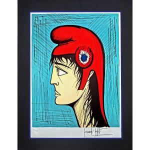 Bernard Buffet (1928-1999) "marianne" Large Lithograph (justified)