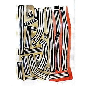 Jean Signovert (1919-1981) Vibration Dated 1956