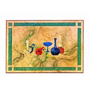 Panel / Tray In Art Deco Lacquer (1 M 30 X 90 Cm)