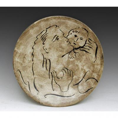 Felix Ceram - Vallauris 1950 'motherhood'