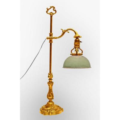 Large Lamp Napoleon III Gilt Bronze (h: 70cm)