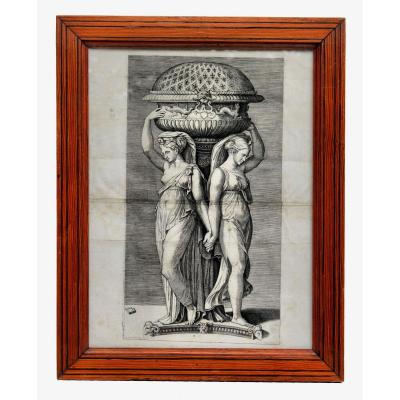 Nineteenth Engraving After Marcantonio Raimondi