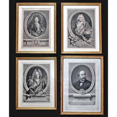 Following Four Engravings XVIII-xix Portraits