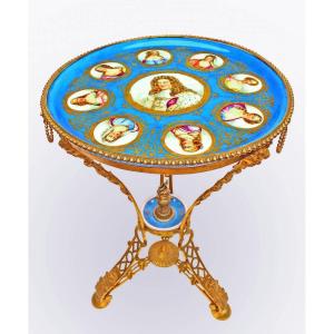Sèvres Napoleon III Ceremonial Pedestal Table