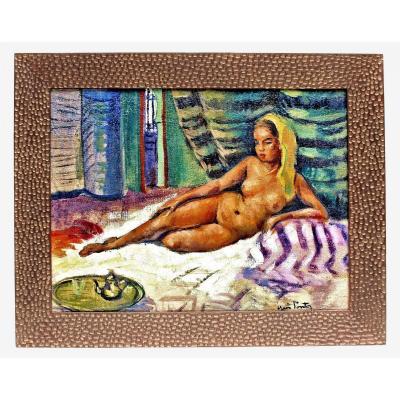 Henri Pontoy (1888-1968) Moroccan Odalisque