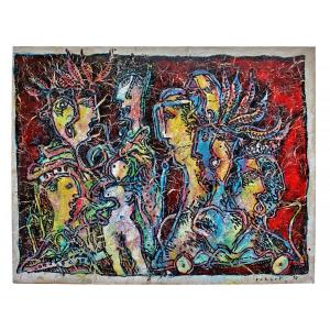 Jm Rohart Very Large Painting 