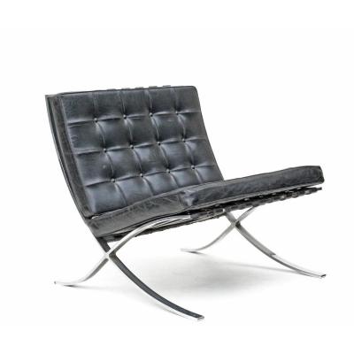 Armchair "barcelona" By Ludwig Mies Van Der Rohe For Knoll