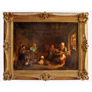 Paul Soyer (1823-1903) Very Large Painting
