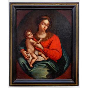 Large 18th Century Painting 