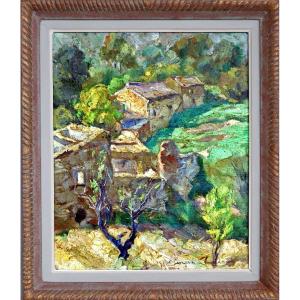 Georges A. De Pogedaieff (1897-1971) Luberon Landscape