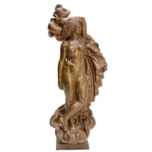 François Meheut (1905-1981) Large Bronze Of "venus"