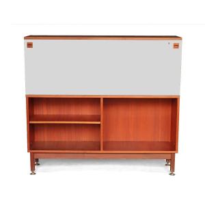 André Monpoix (1925-1976) Large Cabinet Secretary Library