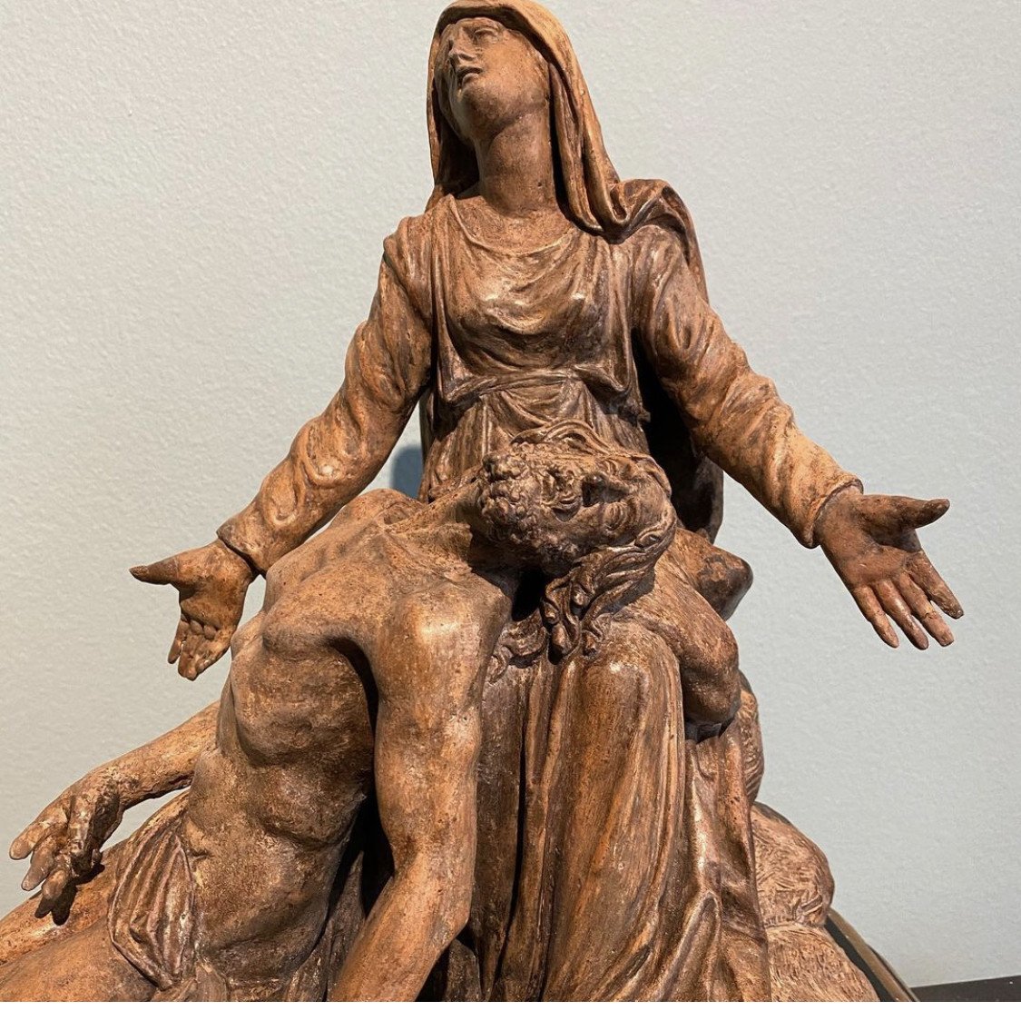 Terre Cuore “ Le Christ Depose’ Avec La Madeleine -photo-2
