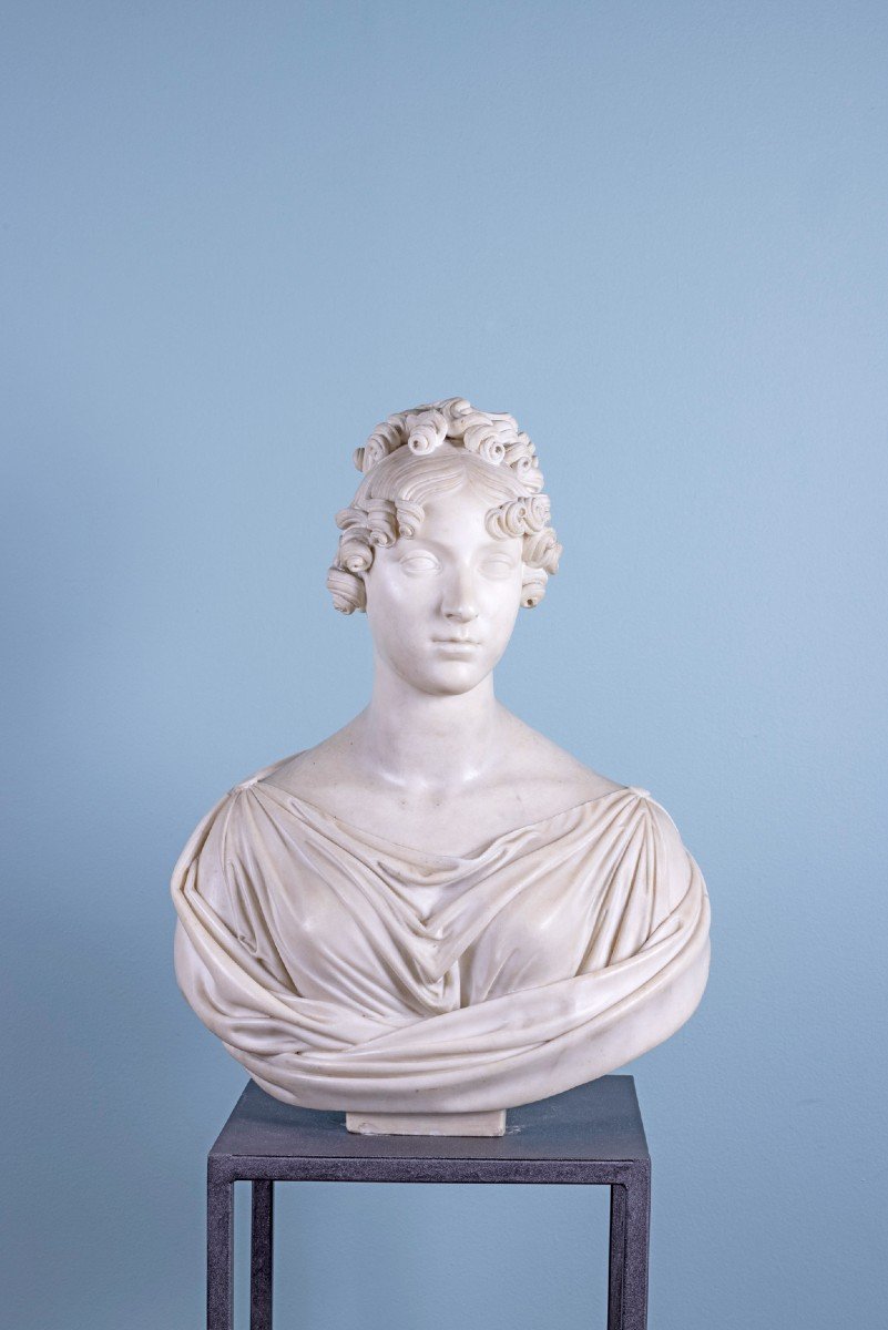 Paire De Bustes Neoclassiques-photo-3