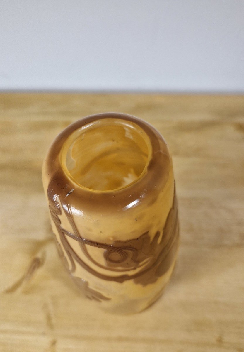 Gallé vaso in vetro-photo-5