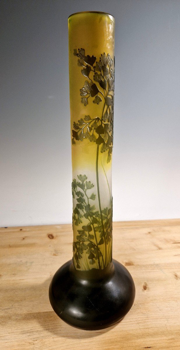 Gallé vaso in vetro-photo-1