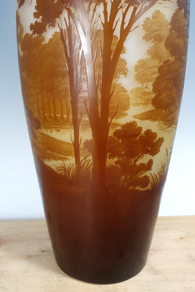 Monumentale Gallè vaso paesaggio -photo-2