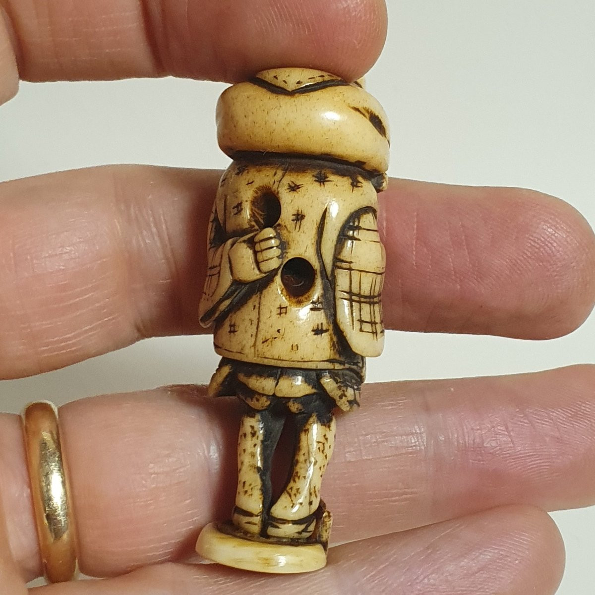 netsuke in corno di  cervo-photo-4