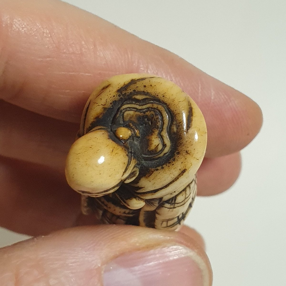 netsuke in corno di  cervo-photo-5