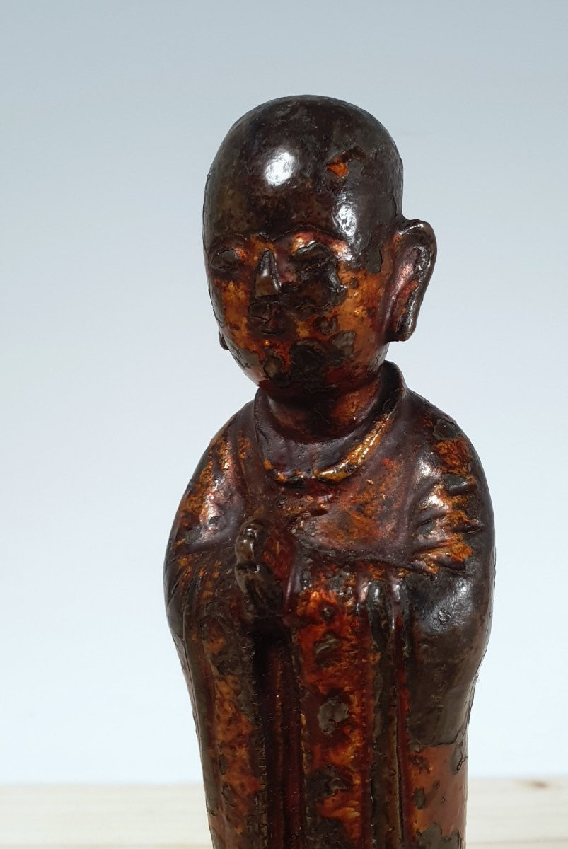 Monaco tibetano - Bronzo - Cina - -photo-4