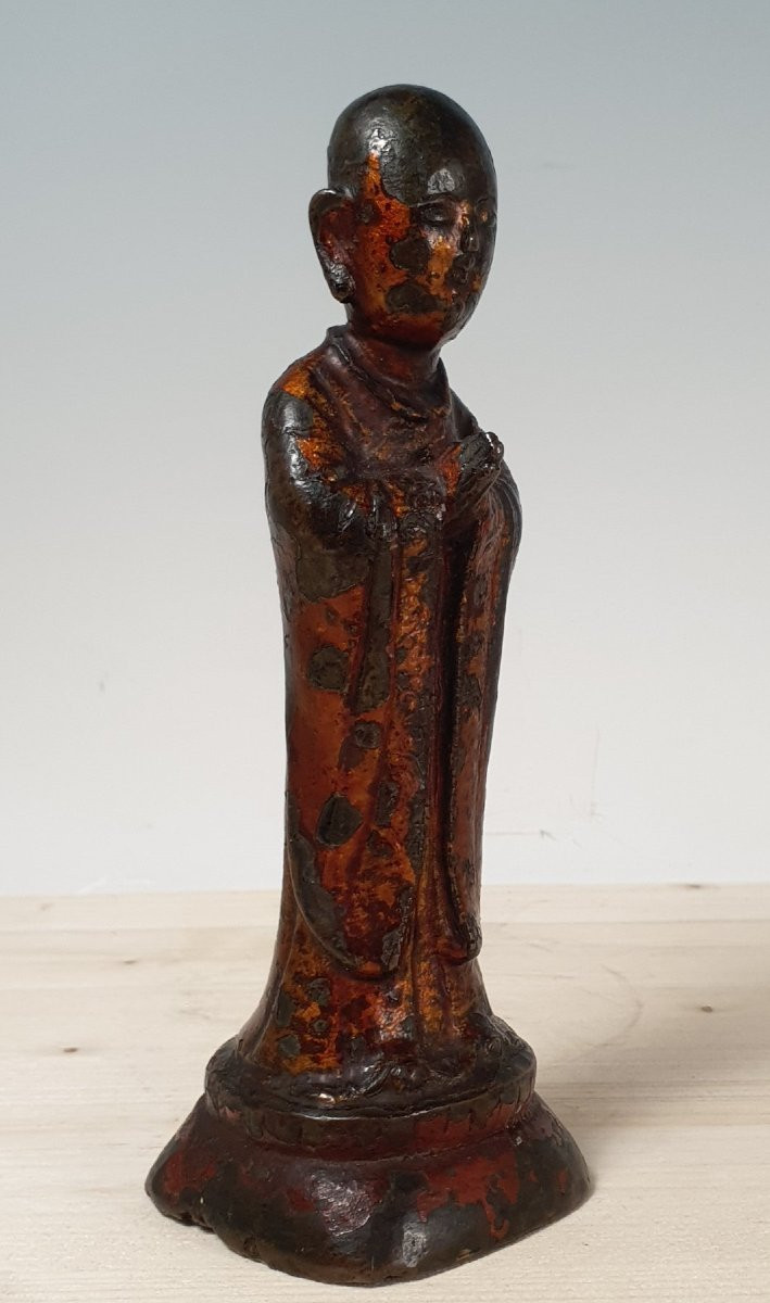 Monaco tibetano - Bronzo - Cina - -photo-6