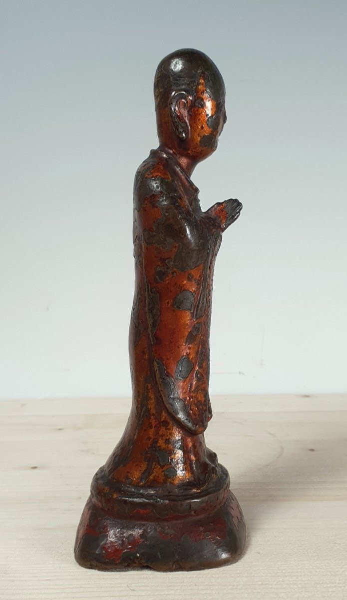 Monaco tibetano - Bronzo - Cina - -photo-8