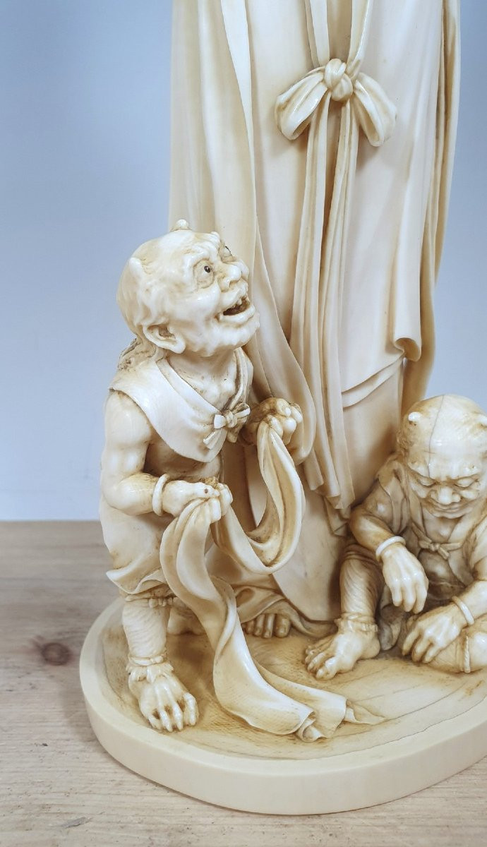 Okimono in avorio-photo-4