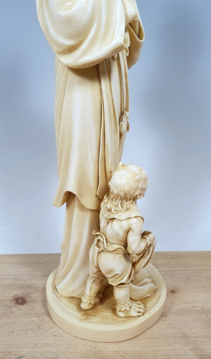 Okimono in avorio-photo-2