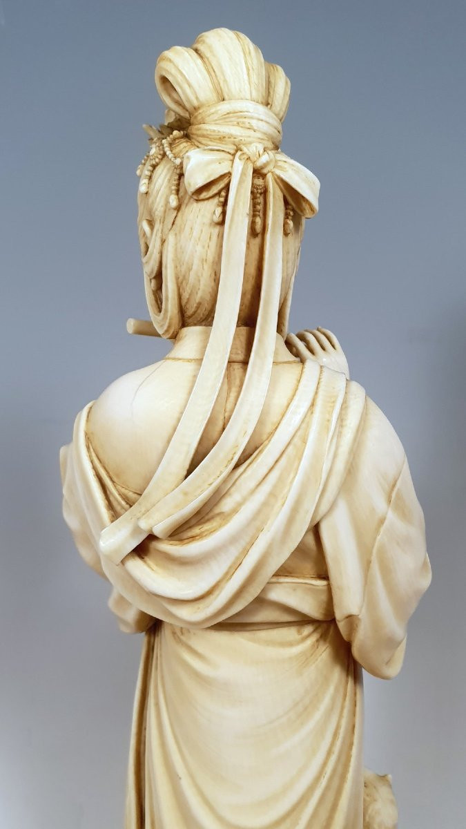 Okimono in avorio-photo-3