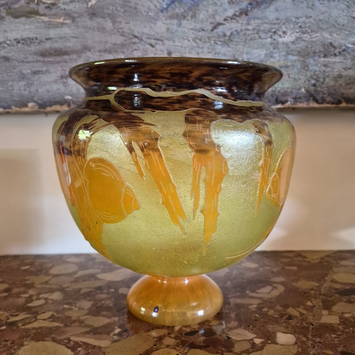 Verre francais vase-photo-2