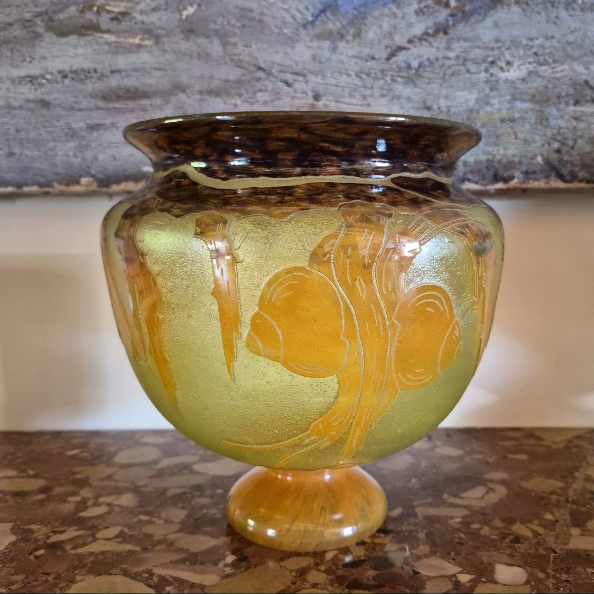 Verre francais vase-photo-3