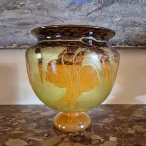 Verre francais vase