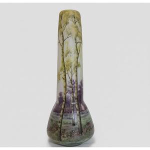 Daum vaso paesaggio