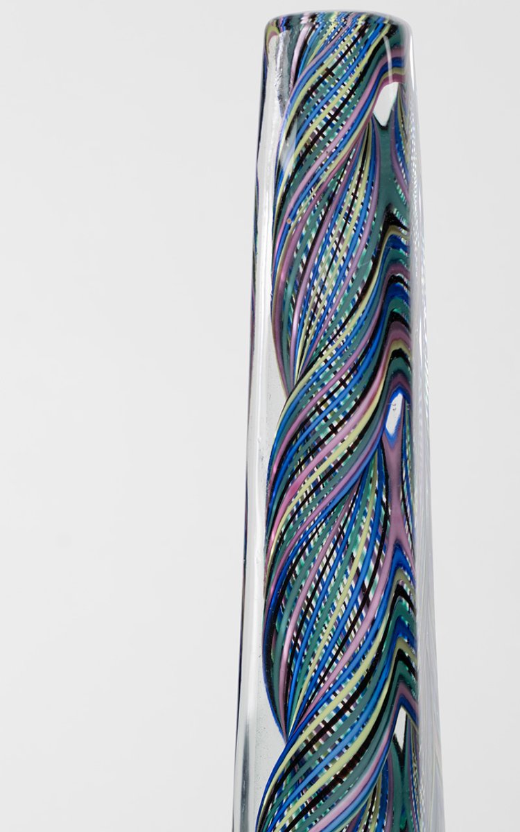 Obelisco in vetro di Murano mod. 4297, Paolo Venini per Venini, 1955 ca.-photo-3