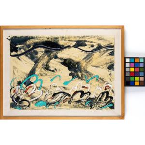 Mario Schifano - Senza Titolo (Gigli d’acqua) - 1984