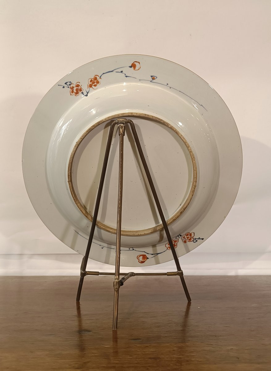 GRANDE VASSOIO QING CON DECORI IMARI FINE XVIII SECOLO -photo-2