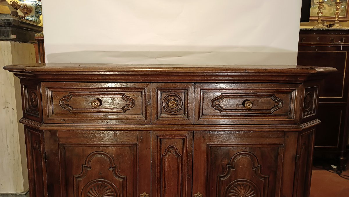  CREDENZA IN NOCE SECONDA META' XIX SECOLO -photo-3