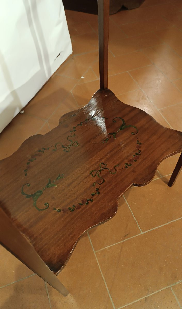 TAVOLINO DA APPOGGIO CON PITTURE FINE XIX SECOLO -photo-7