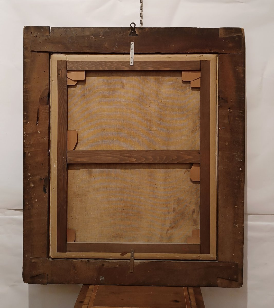 DIPINTO CON SANTA ROSA FINE XVII SECOLO -photo-7