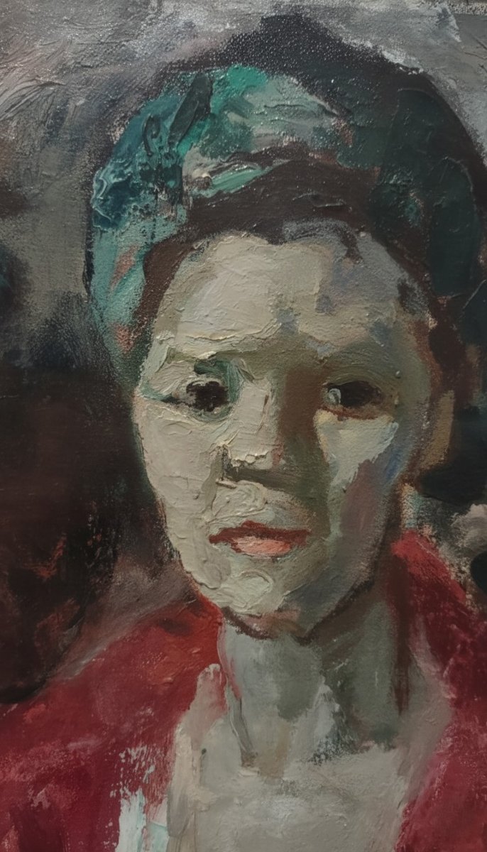 RITRATTO FEMMINILE DI MARIO BUCCI 1970-photo-3