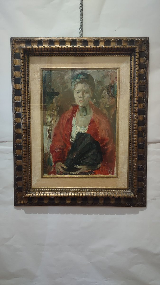 RITRATTO FEMMINILE DI MARIO BUCCI 1970-photo-1