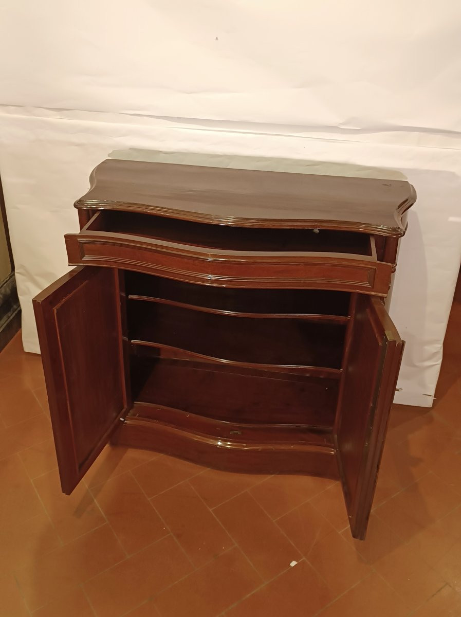 CREDENZINO IN MOGANO SECONDA META' XIX SECOLO-photo-3