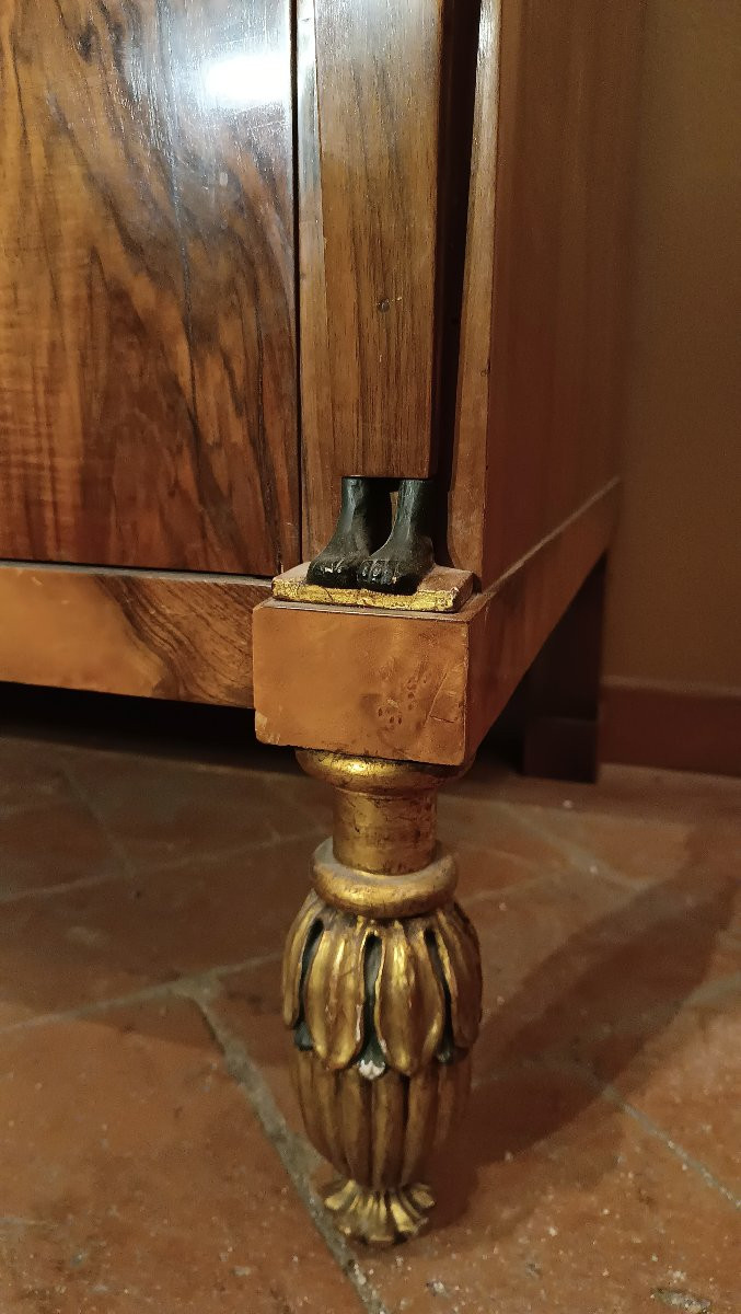 CASSETTONE LASTRONATO IMPERO PRIMI DEL XIX SECOLO-photo-4