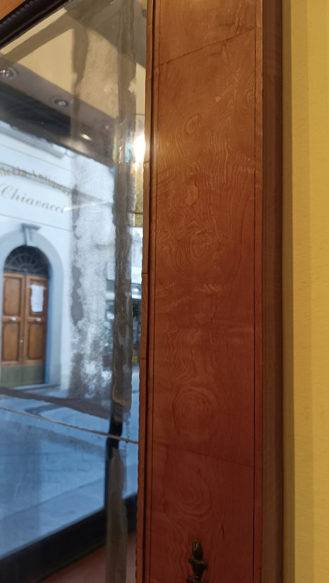 GRANDE SPECCHIERA BIEDERMEIER SECONDA META' XIX SECOLO-photo-5