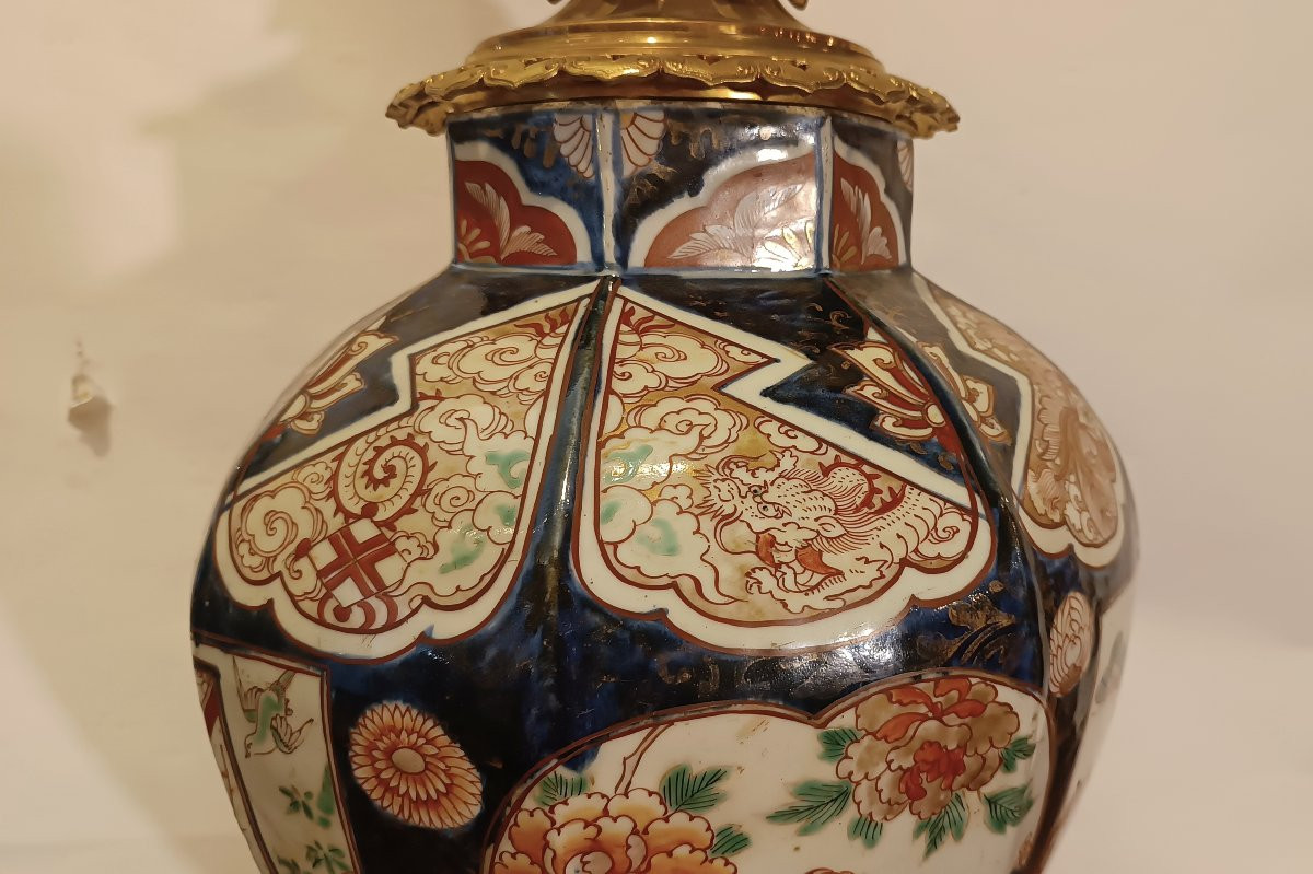 VASO POTICHES IMARI INIZI XIX SECOLO-photo-3
