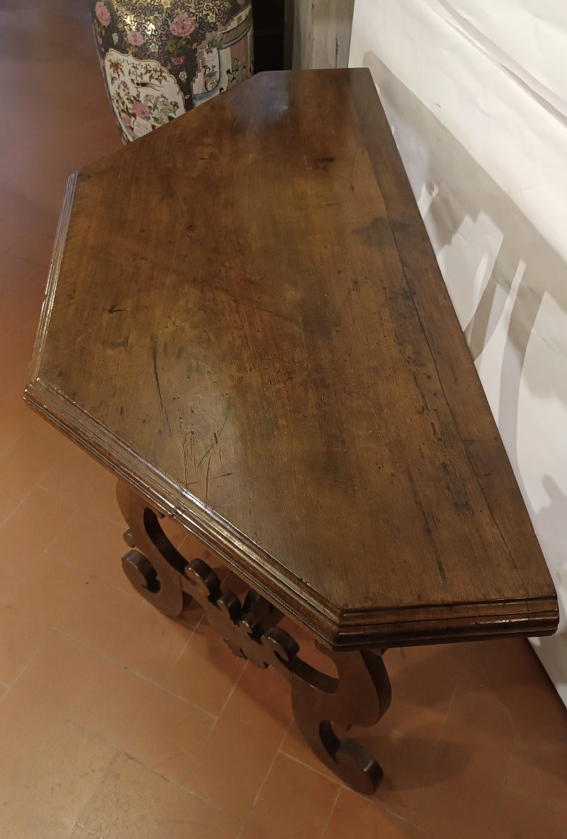 CONSOLLE LUIGI XIV IN NOCE SECONDA META' XVII SECOLO-photo-3